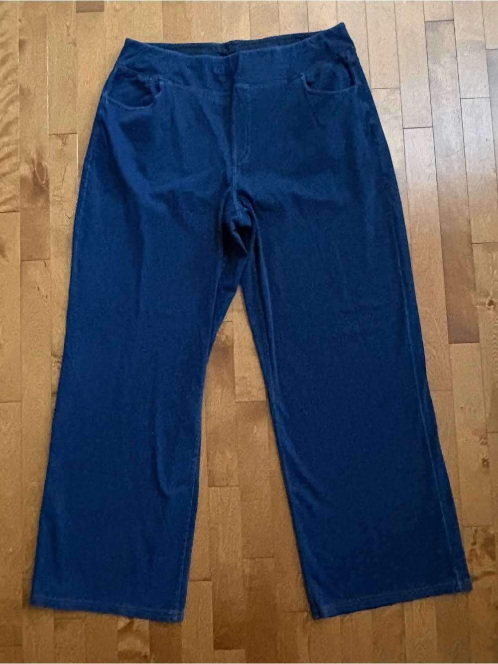 IUGA High-Waisted Wide Leg Stretch Denim Pants Size XXXL Regular